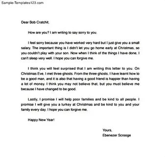 Apology Letter to Friend for Mistake - Sample Templates - Sa