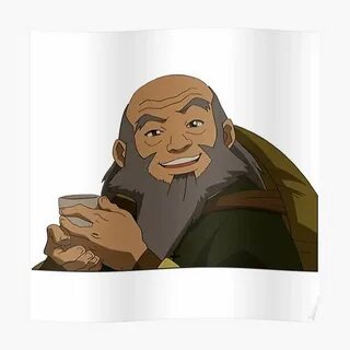 "Uncle Iroh with Tea Avatar" Poster by blueeyes374 Redbubble