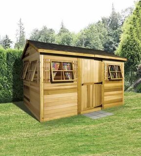 DIY Beach House Shed Kits in 2022 Cedar shed, Building a she