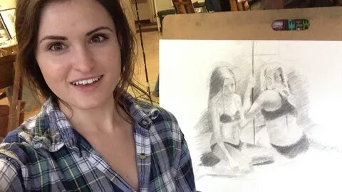 Art MODELING!!!! * Brooke's Vlogs Wednesday Feb 1st - video.