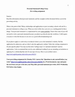 Personality Profile Essay Examples