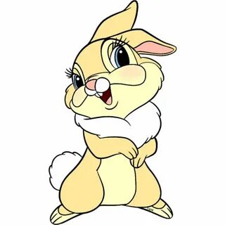 Thumper, Thumper's sisters and Miss Bunny Clip Art ❤ liked o