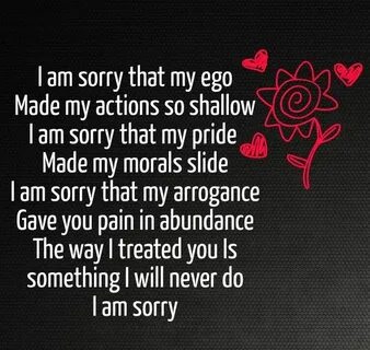 I’M Sorry Poems for Her with Images Romantic quotes, Relatab