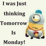 Tomorrow Is Monday Minion Quote Pictures, Photos, and Images