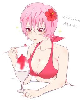 Safebooru - 1girl bikini breasts flower genderswap genderswa