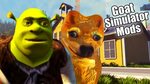 Goat Simulator MODS - Shrek, Doge Meme, Goatzilla e Mapa - Y