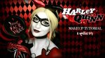 Harley Quinn Makeup Tutorial and Body Paint & Mallet DIY Hal