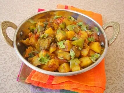 Aloo Baingan-Brinjal Recipes-North Indian Recipes Recipe Ind