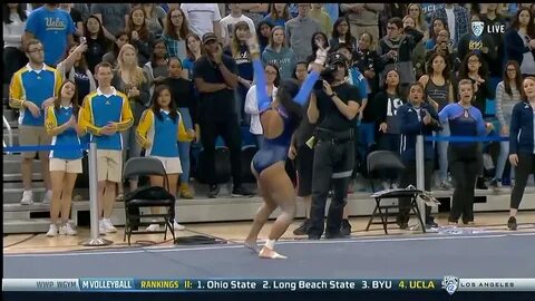 Angi Cipra Floor 2017 UCLA vs Stanford 9.825 - YouTube