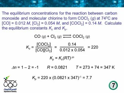 3 Chemical Equilibrium COURSE NAME: CHEMISTRY ppt video onli
