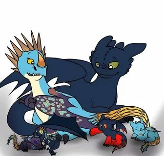 Toothless and Stormfly . ♡ I give good credit to whoever mad