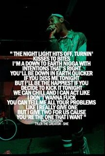 Pin by Tahne Sully on Quotes Tyler the creator lyrics, Tyler