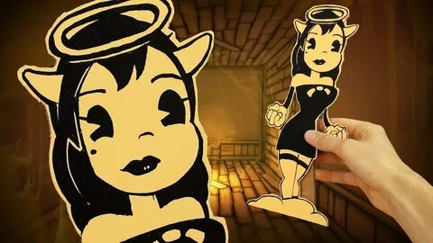 Drawing/Making Alice Angel Cardboard Cutout Bendy and the In