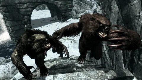 skyrim se werewolf race at skyrim special edition nexus mods