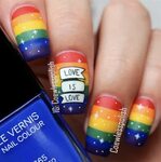 Launch your own makeup line. #viaGlamour Rainbow nails, Anim