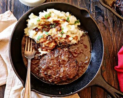 Poor Man's Salisbury Steak Recipe Salisbury steak, Beef reci