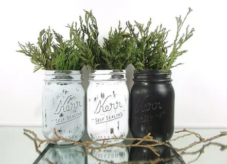 Mason Jar Home Decor / Fall Decor Mason Jar Centerpieces Aut