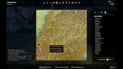 ESO: Glenumbra Treasure Map III Location - YouTube