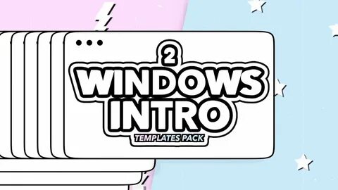 2 AESTHETIC WINDOWS INTRO TEMPLATES PACK - YouTube