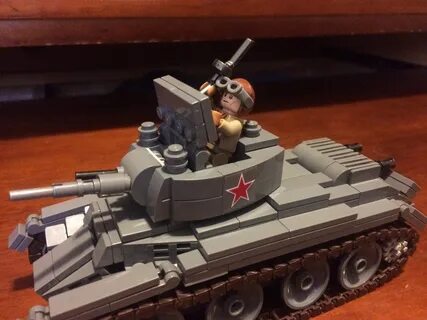 New Lego BT-7 Russian Tank! - My Bricks In War