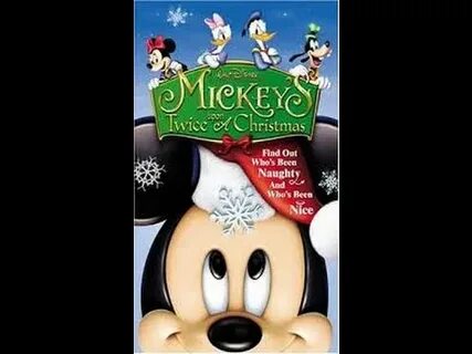 Opening to Mickey's Twice Upon a Christmas 2004 VHS - YouTub