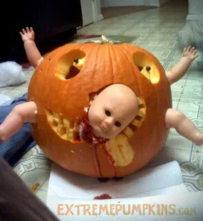 Baby In Pumpkin