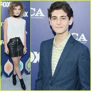 Gotham' Stars David Mazouz & Camren Bicondova Hit Up TCA 201