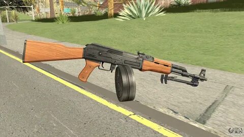 AK47 With Drum Magazine для GTA San Andreas