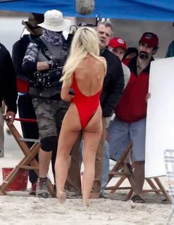 Leaked Lily James Bikini Great Ass Behind Scene Pam & Tommy 20. 