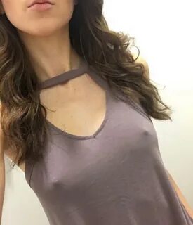 Nipples through tshirt.