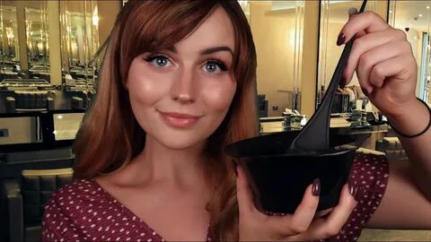 ASMR HAIR SALON Cut and Colour - Personal Attention 💇 - YouT