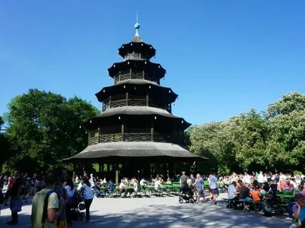 Biergarten am Chinesischen Turm: Located in the English Garden near the Chi...