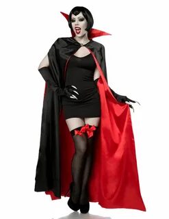 Mask Paradise 80012 Vampirkostüm: Sexy Vampire, schwarz/rot,