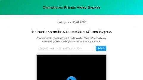 Camwhores Private Videos.