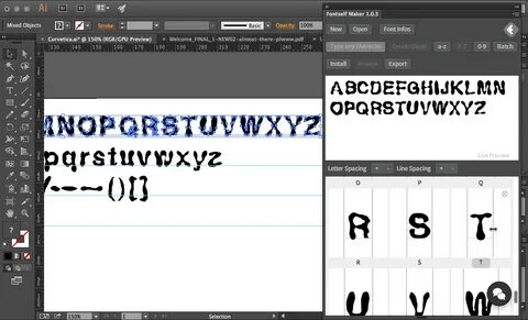 Create Fonts in Illustrator CC With Fontself CreativePro Net