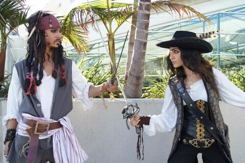 Captain Jack Sparrow & Angelica Teach Cosplay Jack sparrow c