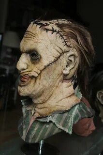 My new Leatherface mask and underbust made by Scarewear