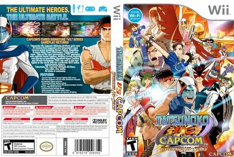 Tatsunoko vs. Capcom- Nintendo Wii Game Covers - Tatsunoko v
