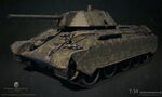 World of Tanks Supertest - T-34 shielded new rendering pictu