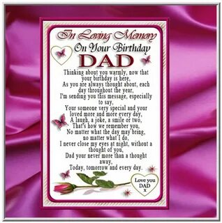 Happy Birthday Dad In Heaven Gifts Additi Only