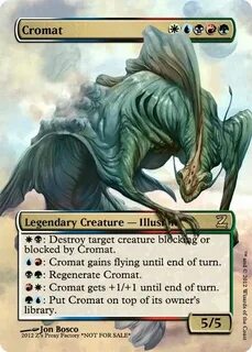 Cromat alt art Magic the gathering cards, Magic the gatherin