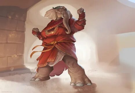 Female Loxodon Dnd - Vomitar Wallpaper