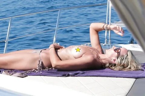 Victoria Hervey Topless on a Yacht. Hollywood movie news