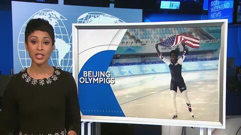 Watch CBS Evening News: U.S. speed skater Erin Jackson wins 