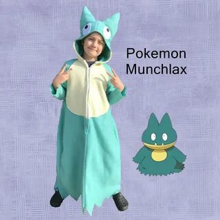 Pokemon Munchlax Costume Custom-made Child Sized image 0.