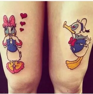Donald & Daisy Duck tattoo - True love!! Disney tattoos, Dis