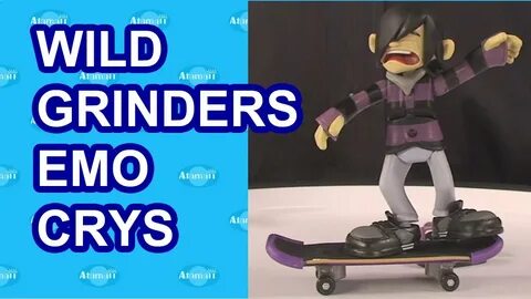 Wild Grinders Fingerboards Emo Crys Toy Review Unboxing - Yo