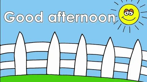 good morning good afternoon good evening clipart - image #17