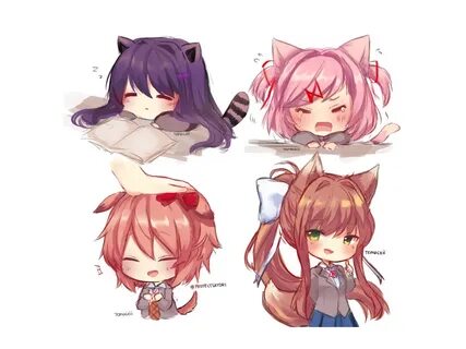 Купить постер (плакат) Doki Doki Literature Club! на стену (