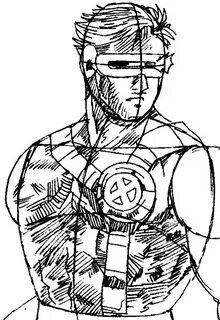 Cyclops X Men Easy Drawing : Cyclops is a nickname, the actu